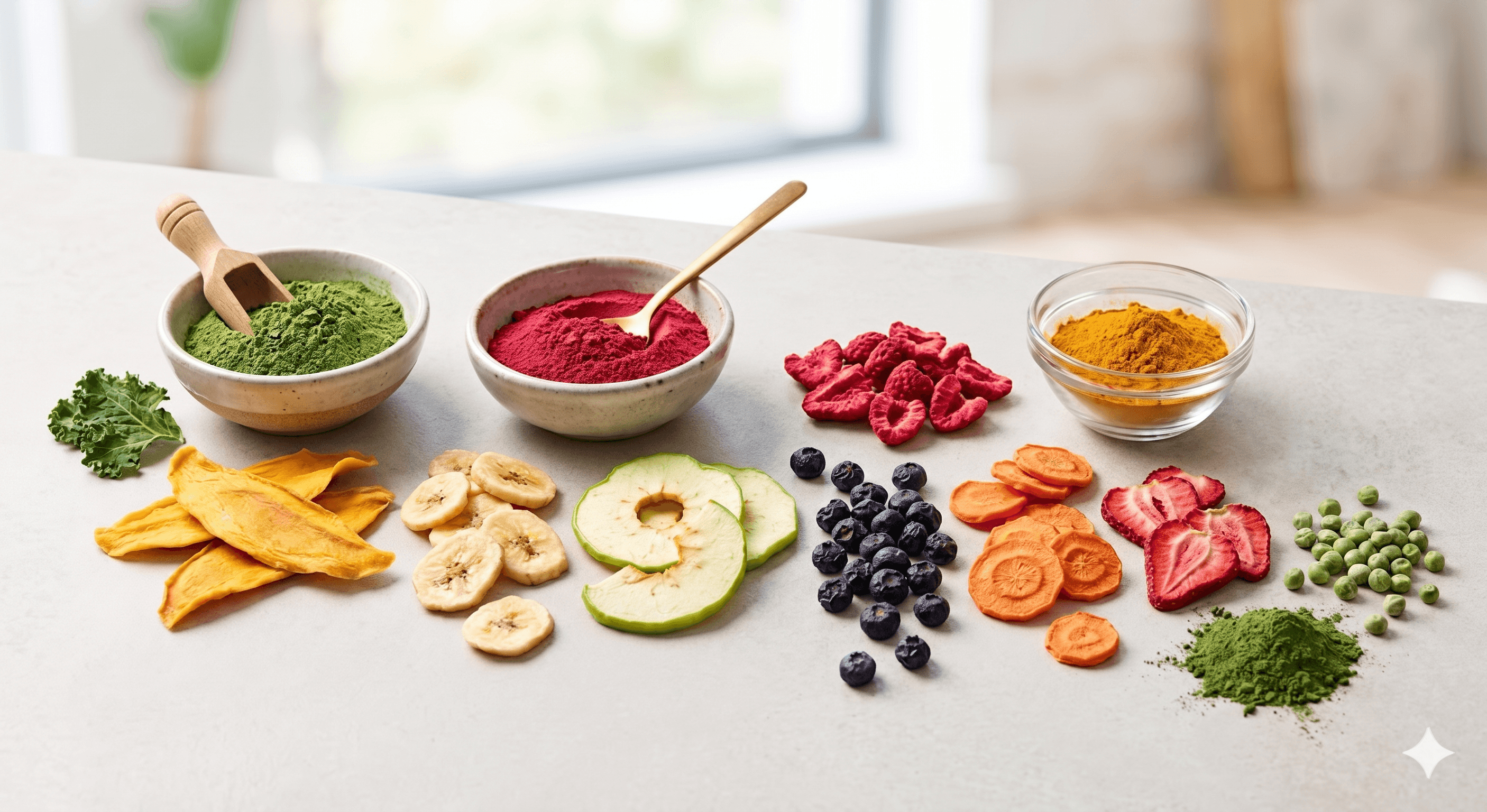 Dehydrated Fruits & Vegetables (Powders & Slices)